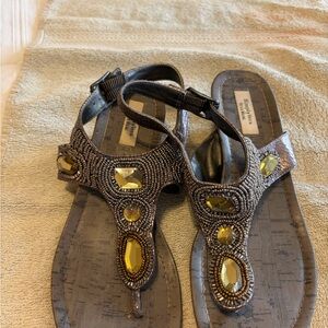 Simply Vera Vera Wang Women's Sandals - Brown and Gold